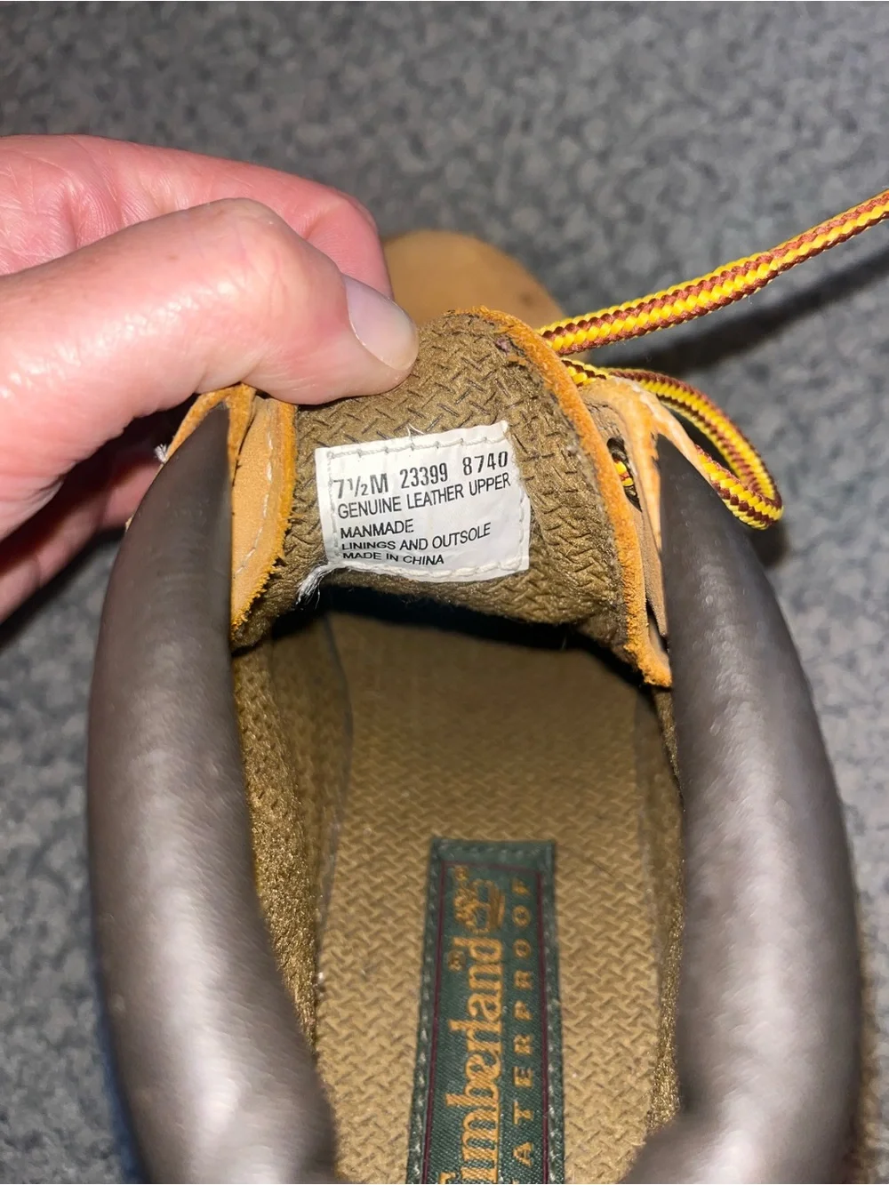 Timberland Tan Suede Men's Lace-Up Work Boots